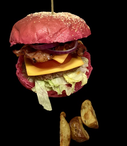 [HAM/RE/4] Hamburger Bun Mini Rood